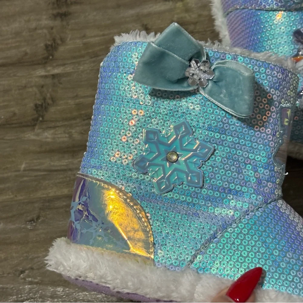 Girls’ Slippers Bundle‎ Frozen Olaf Unicorn Fuzzy Toddler Little Kids size 11